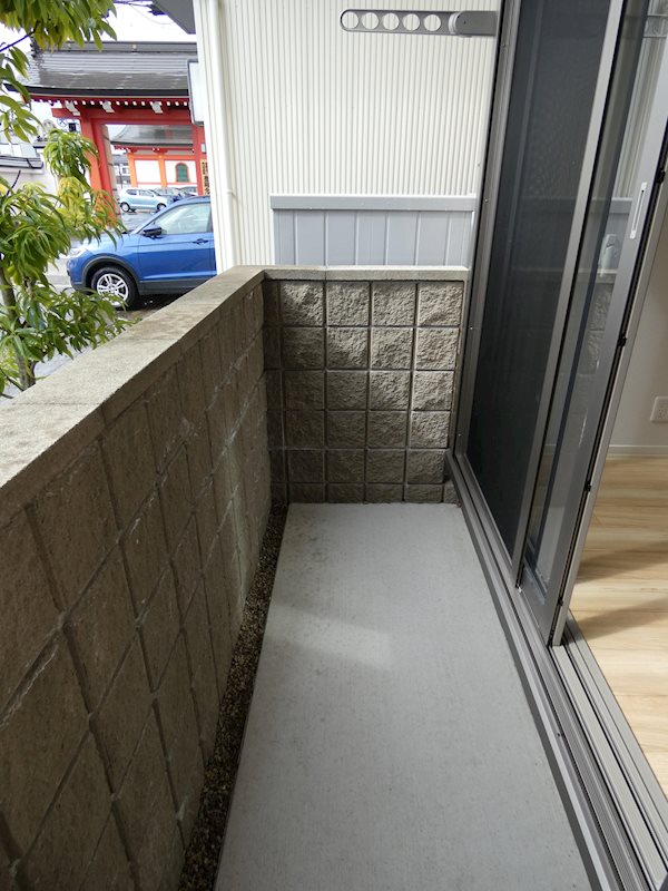 バルコニー　※間取りが反転タイプのお部屋のお写真です。