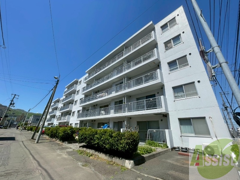 建物外観　札幌市中央区南二十二条西「クレストヒルズ山鼻」