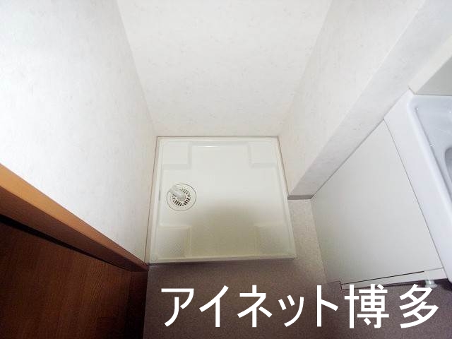 セキュリティ　嬉しい室内洗濯機置き場