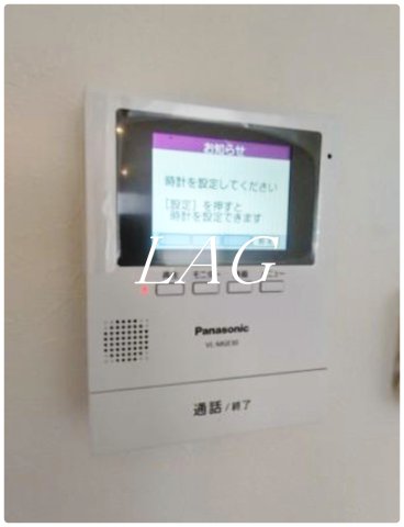 セキュリティ　モニター付きインターホンです。