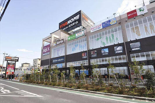 スーパー　ベルクス足立神明店（スーパー）まで822m