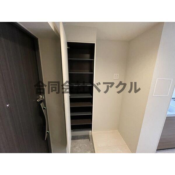 収納　たっぷりとした収納スペースです