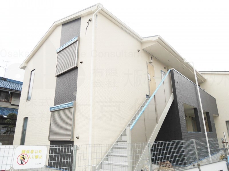 建物外観　建築中