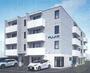 建物外観　完成予想パース　札幌市西区西野「エフビル１４」
