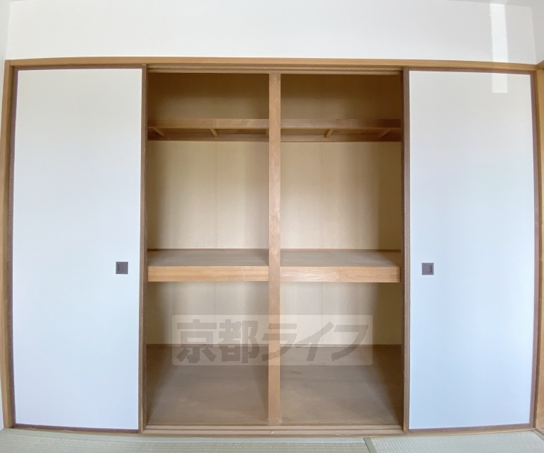 収納　大容量の押入れ収納です。