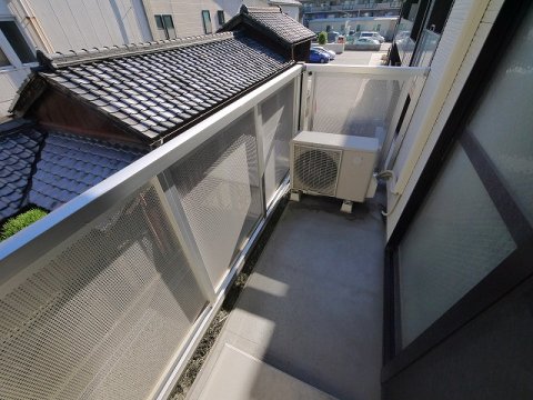 バルコニー　落ち着いた時間を過ごせるバルコニーです