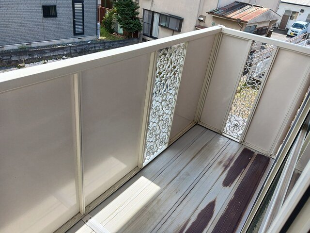 バルコニー　広々としたバルコニーです