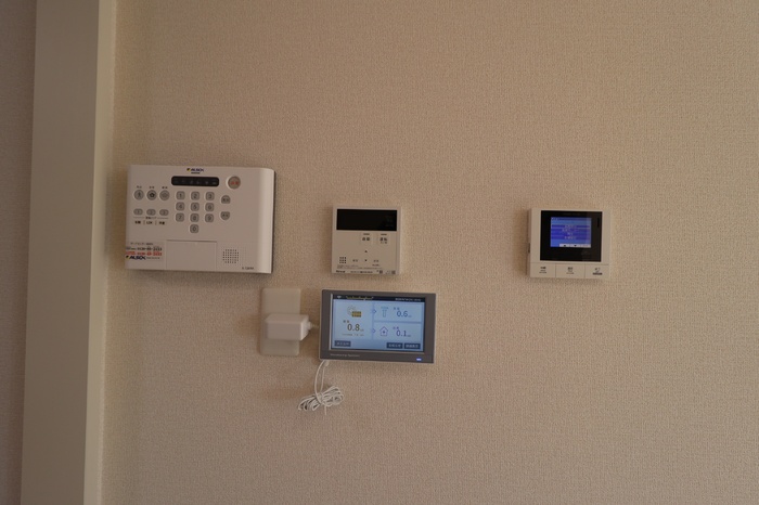 セキュリティ　ALSOKホームセキュリティ標準、カラーモニター付インターホ