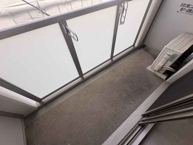 バルコニー　落ち着いた時間を過ごせるバルコニーです