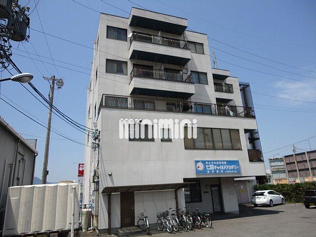 建物外観　国道１９号線沿いのエレベーター付きマンション