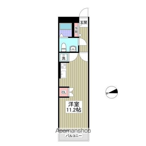 サンネクテール恵比寿の間取り写真