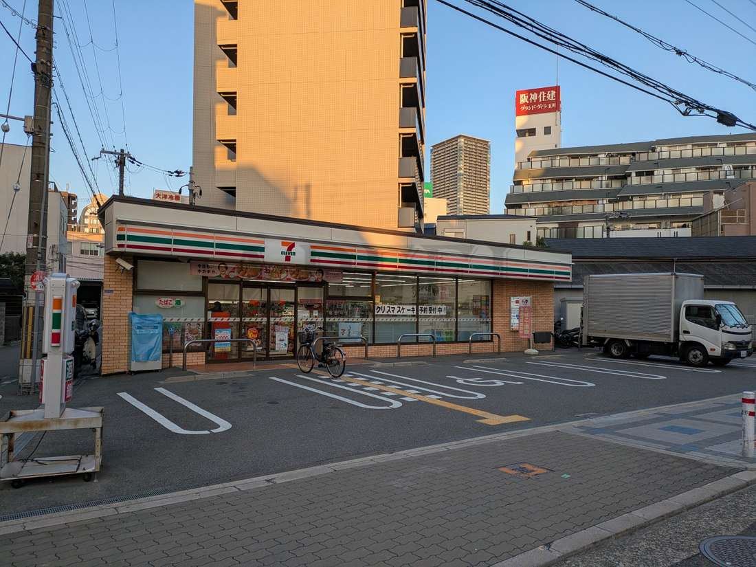 コンビニ　セブンイレブン 大阪玉川3丁目店（コンビニ）まで50m