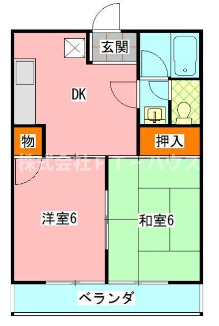 パールハイム市川の間取り写真