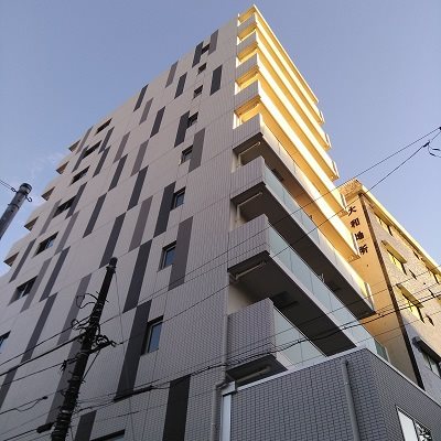 建物外観　家具家電付きセットアップ賃貸！