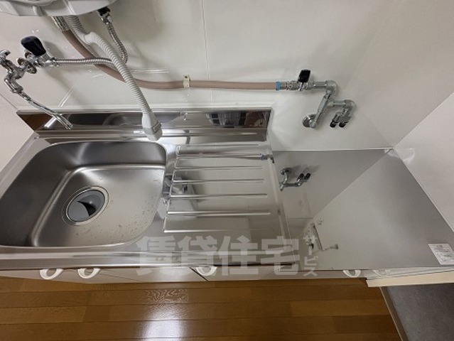地下鉄長堀鶴見緑地線 蒲生四丁目駅 徒歩5分 4階建 築51年のキッチン写真