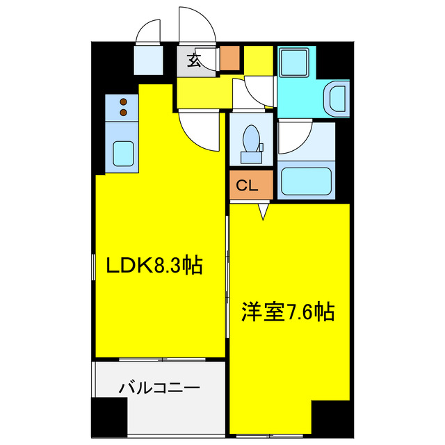 D-RestNakanoshimaの間取り写真