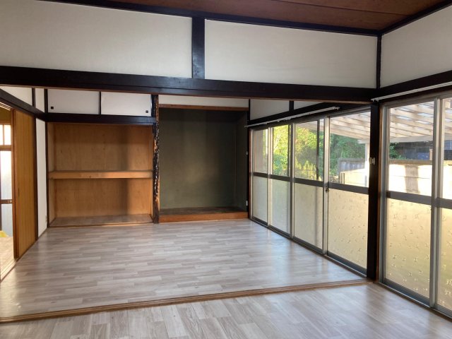 石岡市国府平屋3DKの居間写真