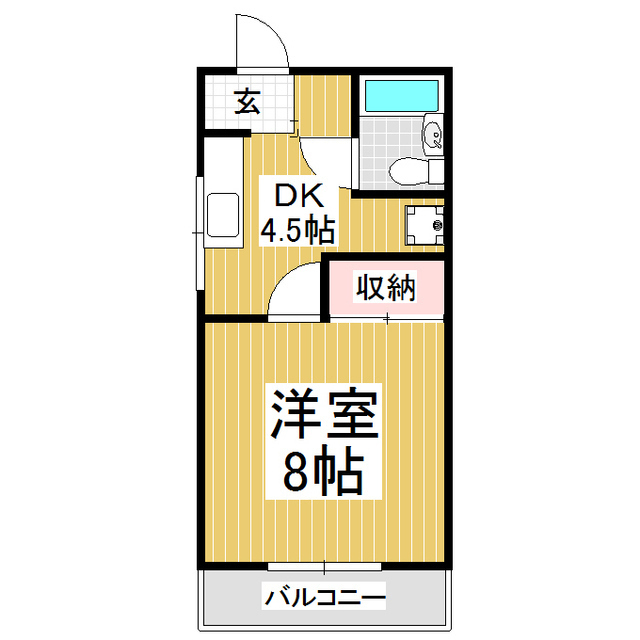 ドミール飯坂の間取り写真