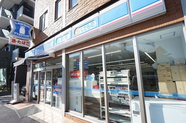 コンビニ　ローソン市谷仲之町店（コンビニ）まで80m