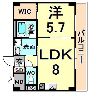 ラ テール南塚口の間取り写真