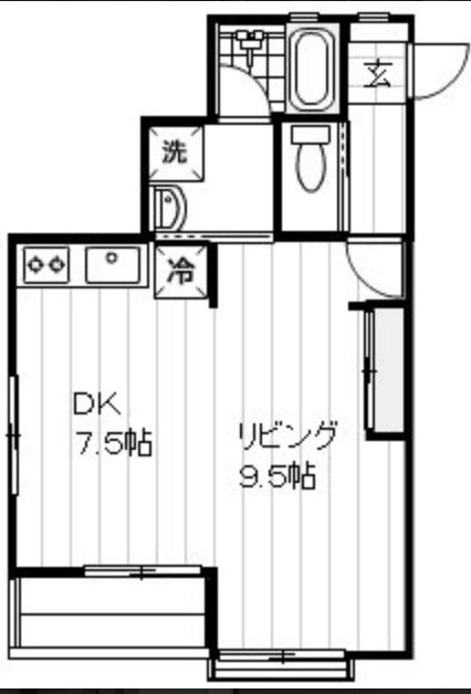 ＪＲ高崎線 深谷駅 徒歩12分 2階建 築15年の間取り写真