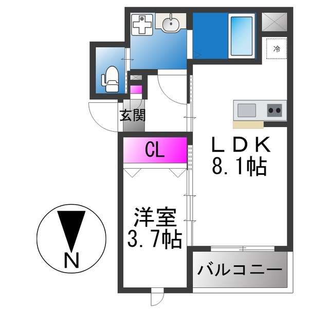 ＪＲ関西本線 平野駅 徒歩9分 3階建 新築の間取り写真