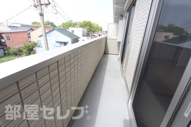 バルコニー　３０１号室撮影
