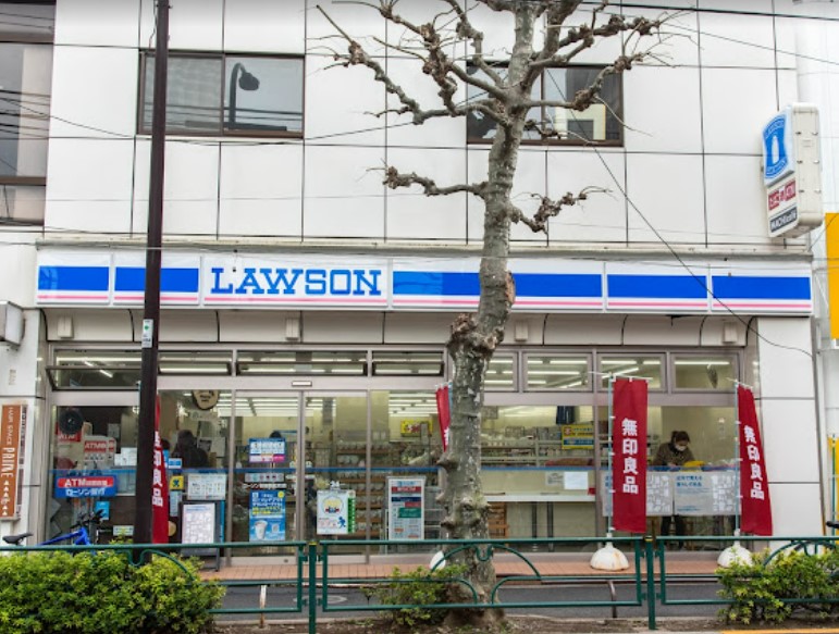 コンビニ　ローソン 新宿若松町店（コンビニ）まで756m