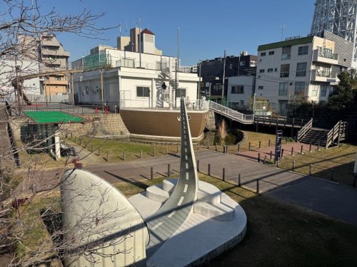 公園　大横川親水公園（公園）まで728m