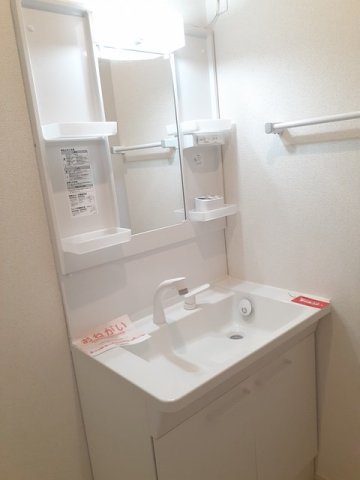 洗面設備　広い洗面スペース
