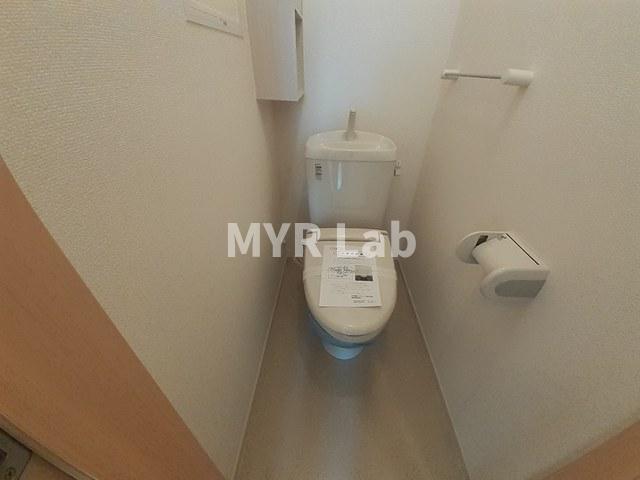 西鉄天神大牟田線 都府楼前駅 徒歩12分 2階建 築16年のトイレ写真