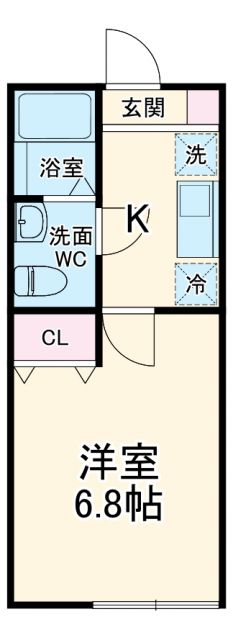アルティザン新丸子の間取り写真