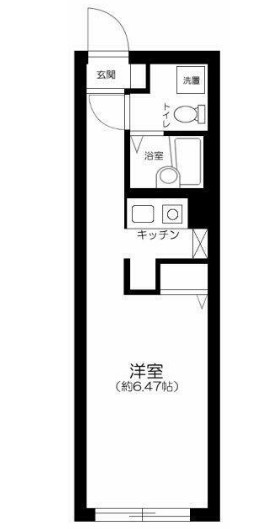 京急本線 平和島駅 徒歩7分 4階建 築21年の間取り写真