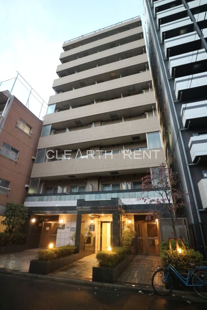 建物外観　充実設備の分譲賃貸マンション