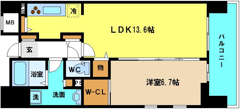 サンベルファムの間取り写真