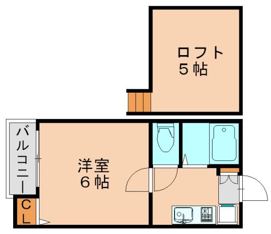 ピュア呉服町の間取り写真