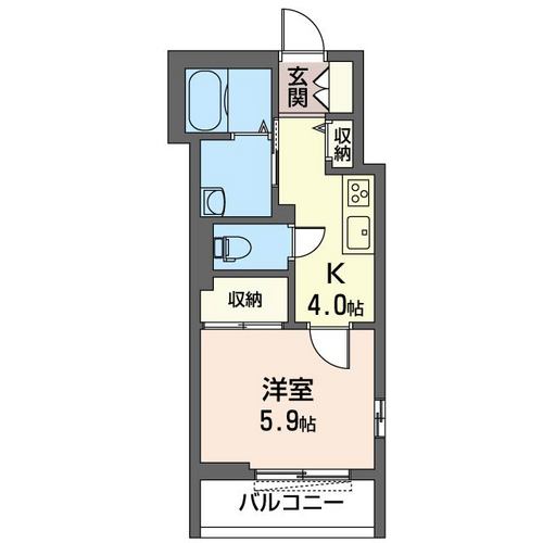 ホープヒル Kの間取り写真