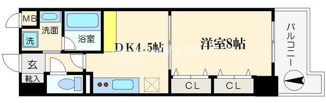 ブランクレール谷町の間取り写真