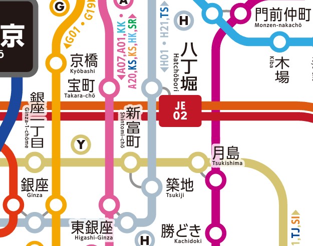 眺望　☆路線図☆