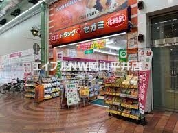 ドラックストア　ドラッグセガミ岡山表町店（ドラッグストア）まで1055m