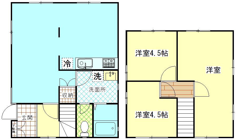 木古庭住宅の間取り写真