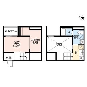 Oence 港東通の間取り写真