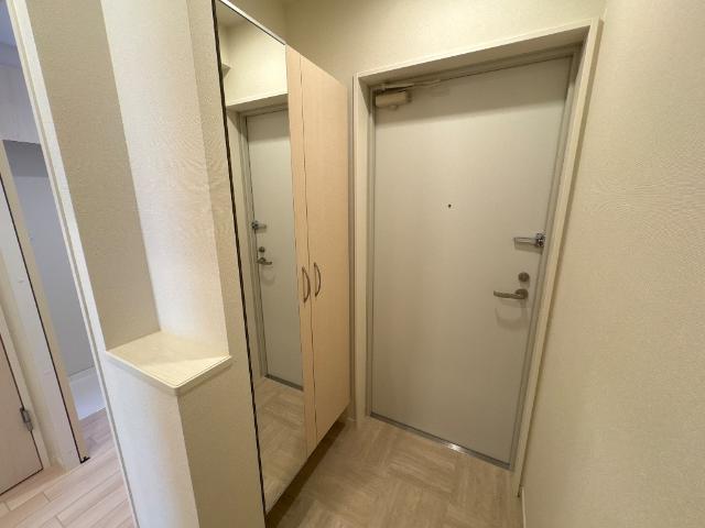 玄関　明るい玄関です