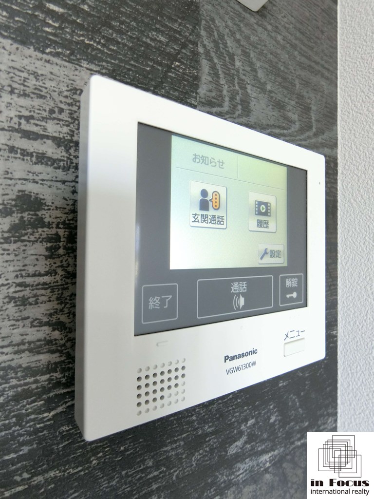 セキュリティ　来客の顔が見える安心のTVモニターホン