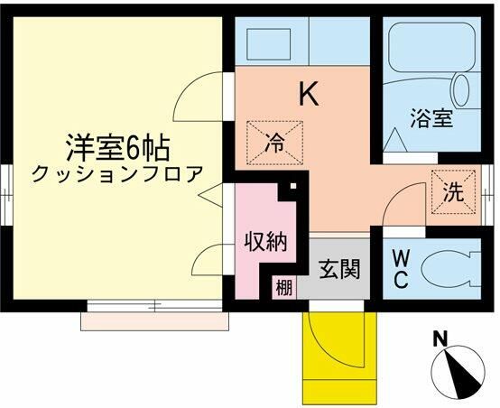 ＪＲ中央線 荻窪駅 徒歩13分 2階建 築23年の間取り写真