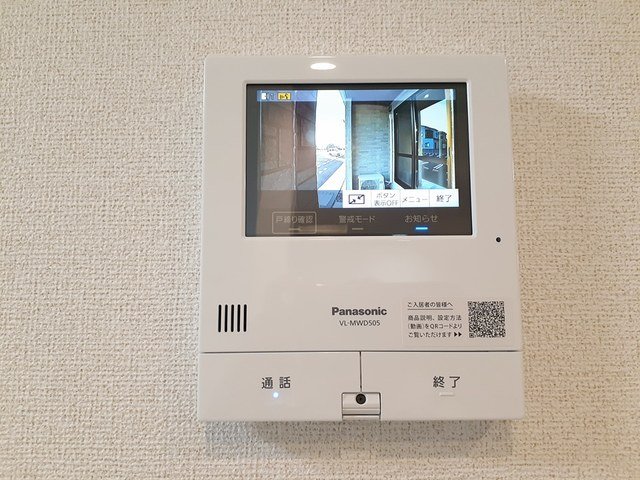 セキュリティ　モニタ付インターホンです。