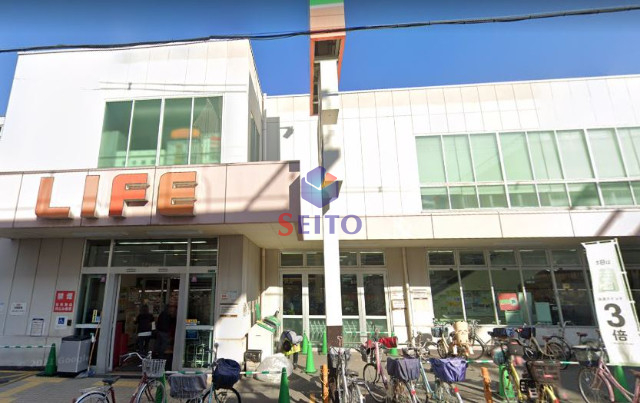 スーパー　ライフ 新深江店（スーパー）まで445m