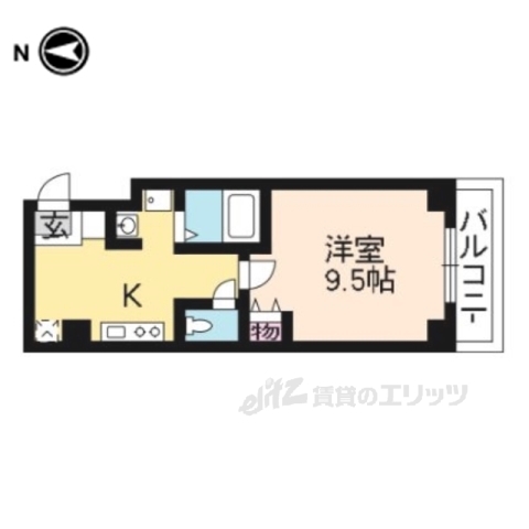 PAL西円町の間取り写真