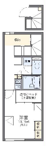 【レオパレス徳富の間取り】