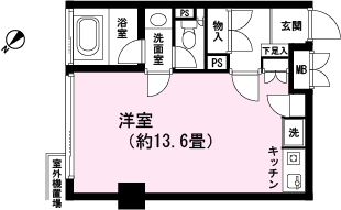 プチモンド山中湖の間取り写真